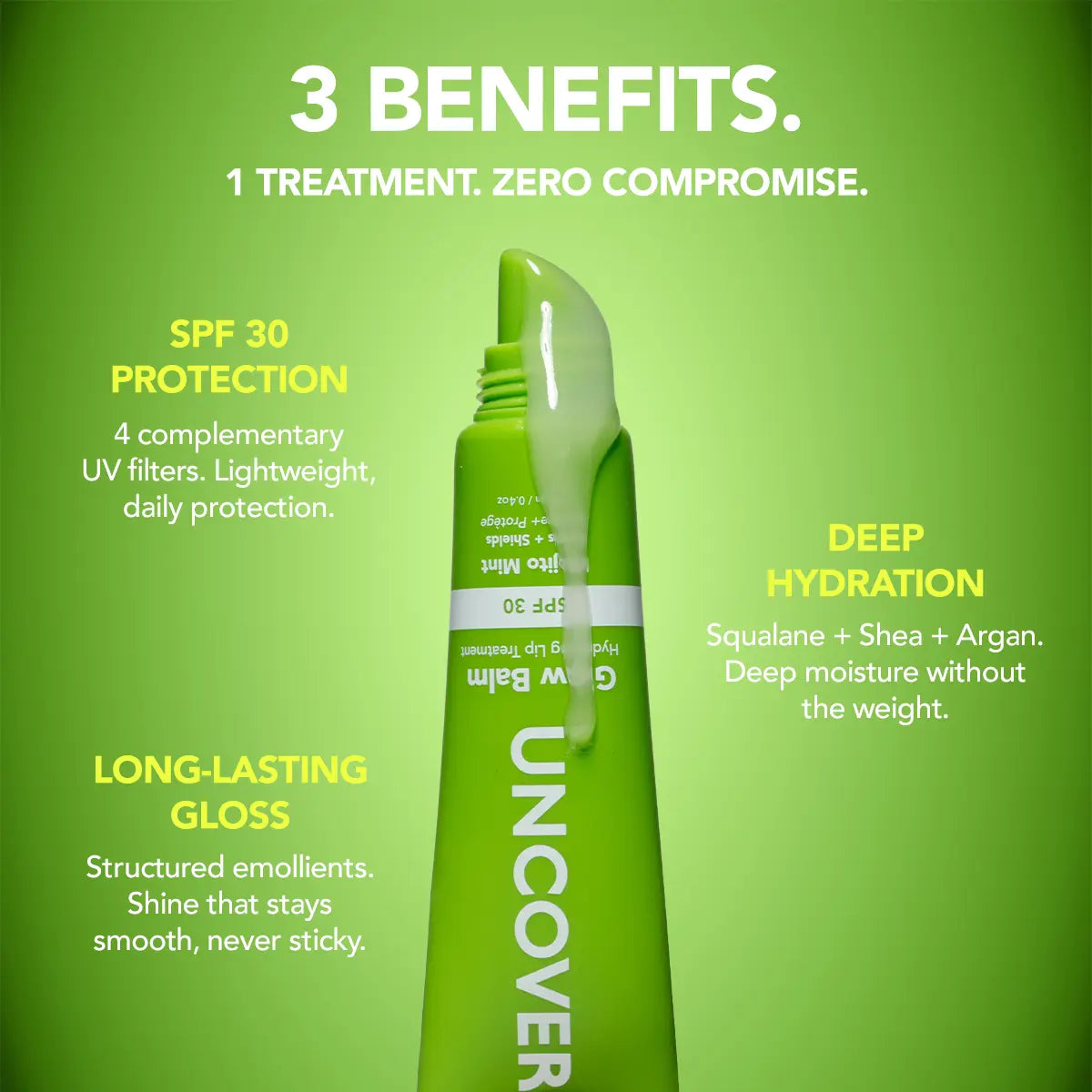 Uncover Glow Balm Hydrating Lip Treatment SPF 30