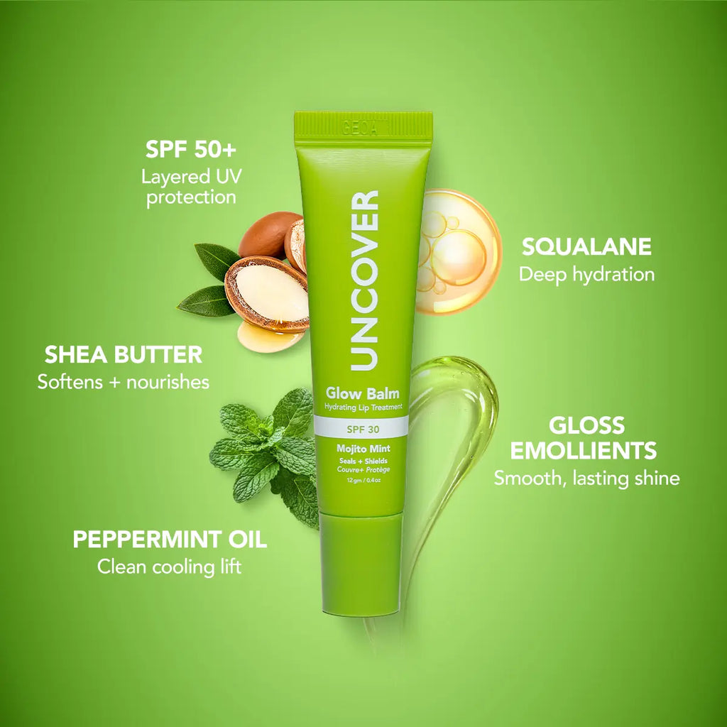 Uncover Glow Balm Hydrating Lip Treatment SPF 30