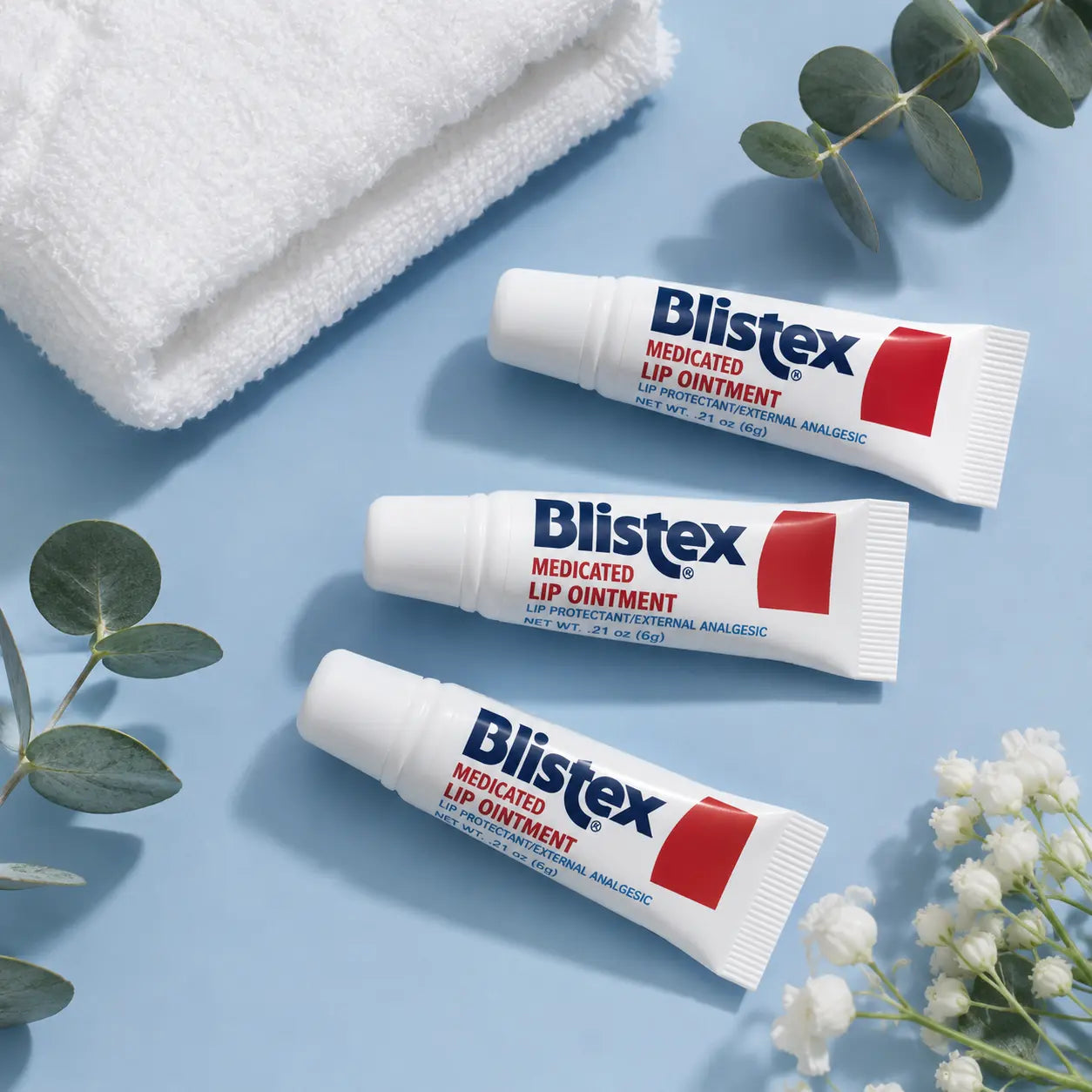 Blistex Medicated Lip Ointment 3-Pack (3 × 6g Tubes)