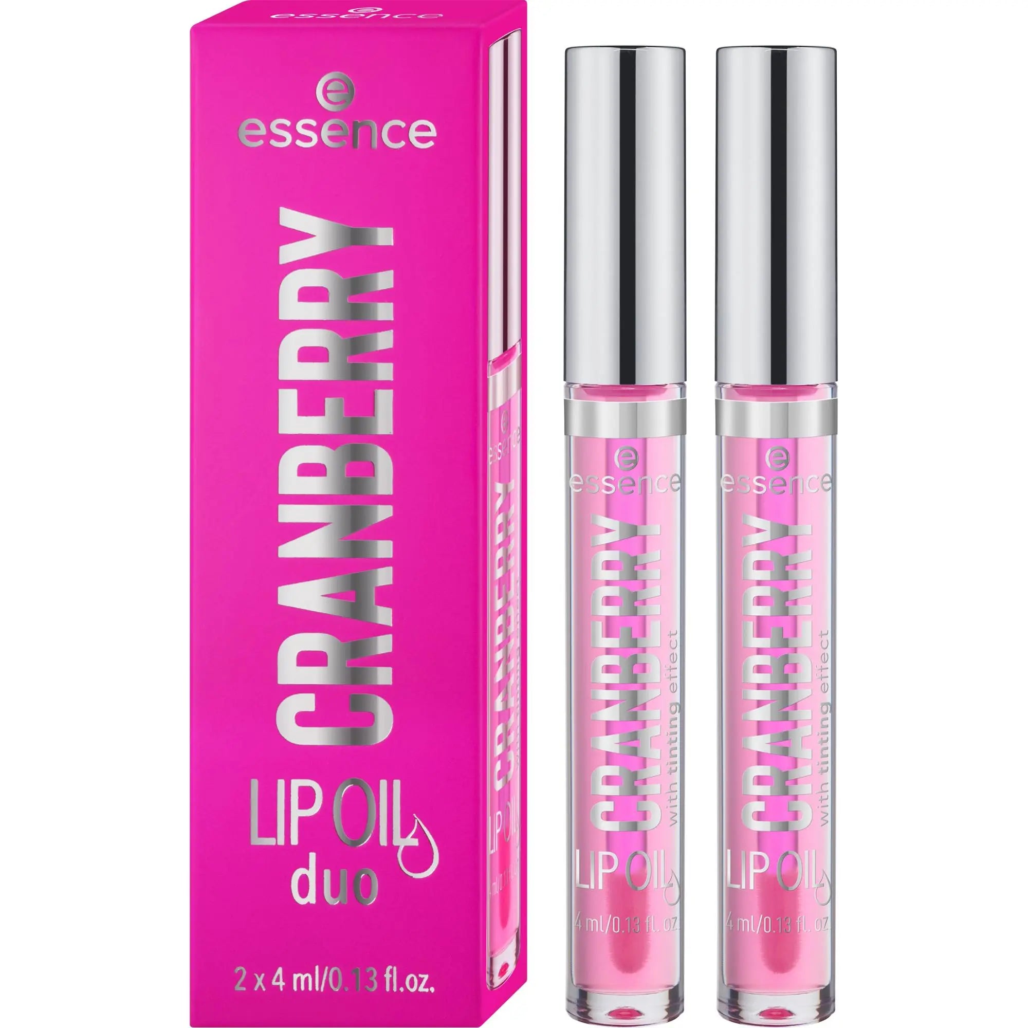essence Cranberry Lip Oil Duo