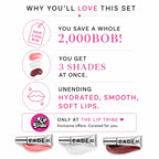 EADEM Le Chouchou Best-Sellers Mini Lip Balm Trio (3-minis-in-one)