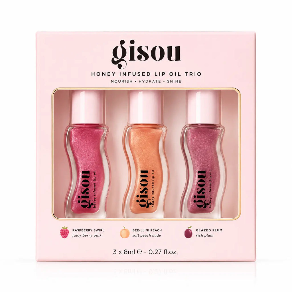 Gisou Honey Infused Lip Oil Trio