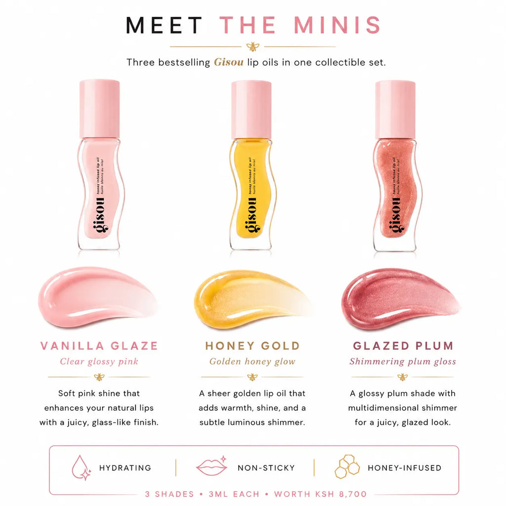 Gisou The Mini Lip Collectibles Set (3-minis)