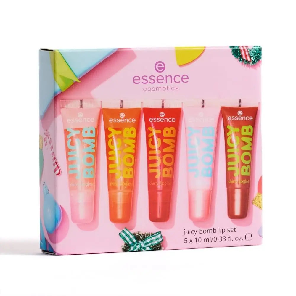 essence Juicy Bomb Lip Oil Set (5-Piece Collection)