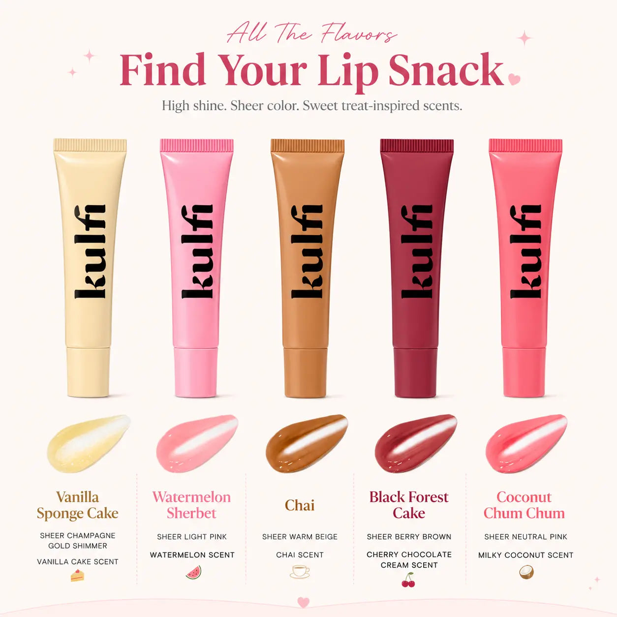 KULFI Lip Snack Glossing Balm