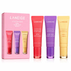 Laneige Lip Glowy Balm Trio (Berry, Gummy Bear & Vanilla)