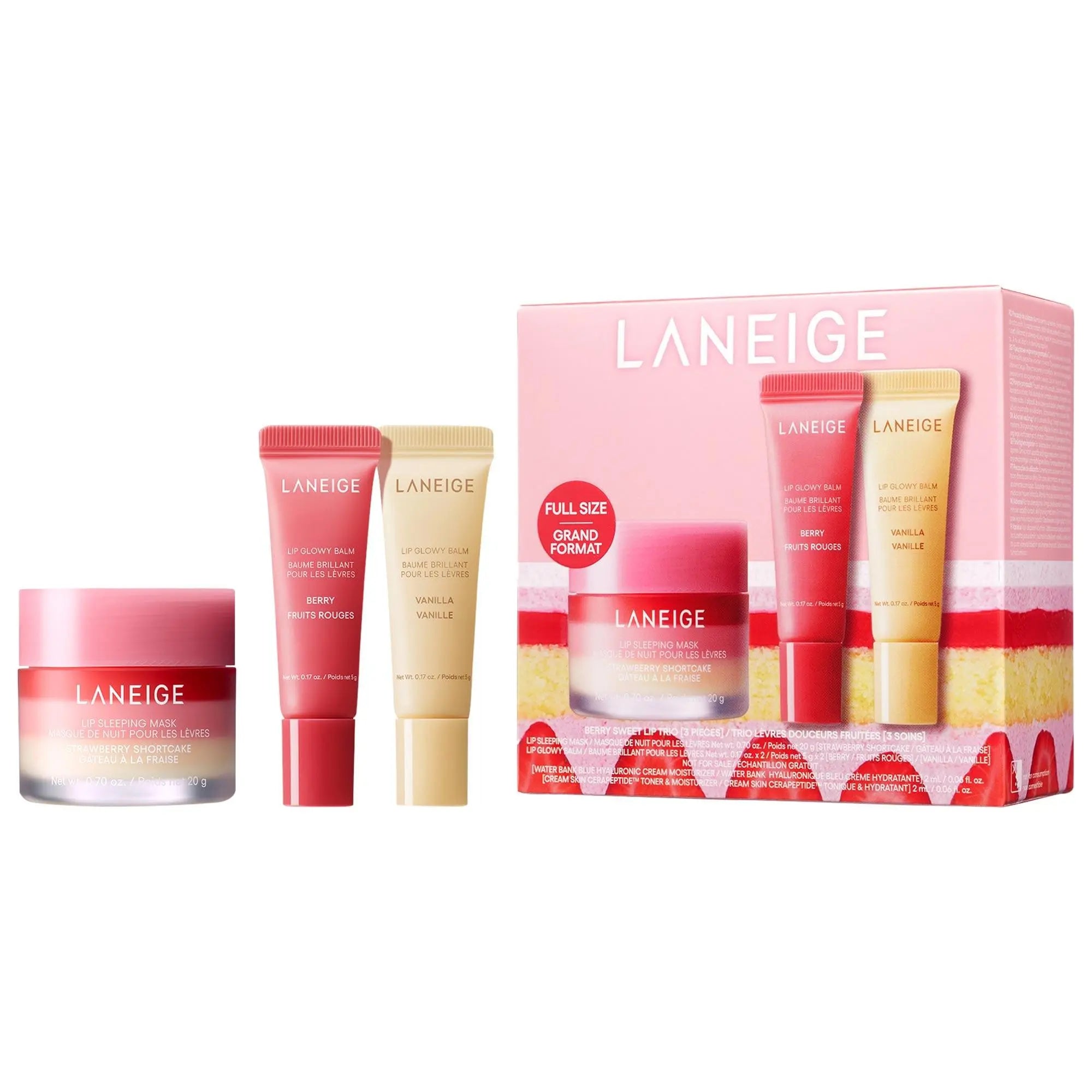 Laneige Berry Sweet Lip Trio