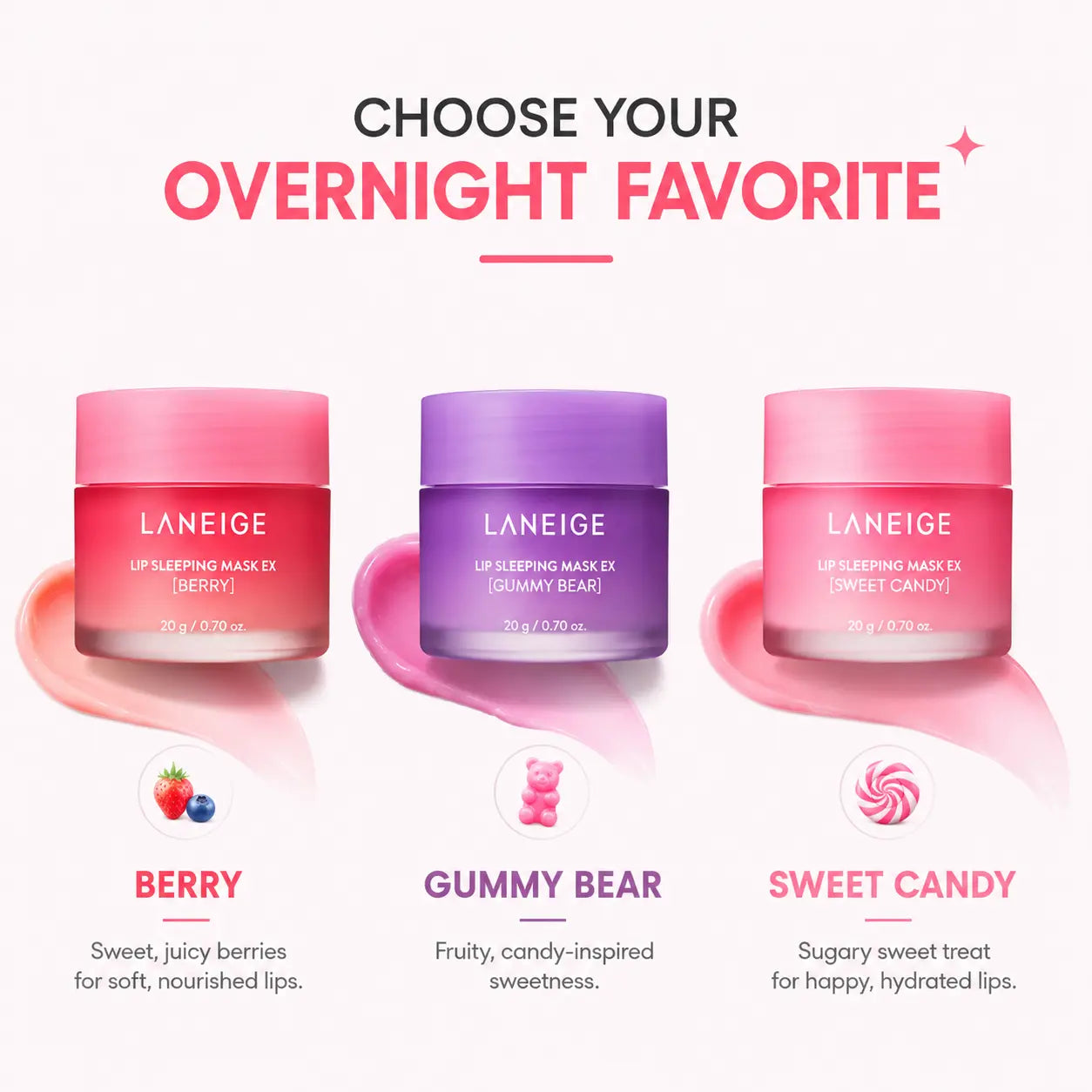 Laneige Lip Sleeping Mask Trio
