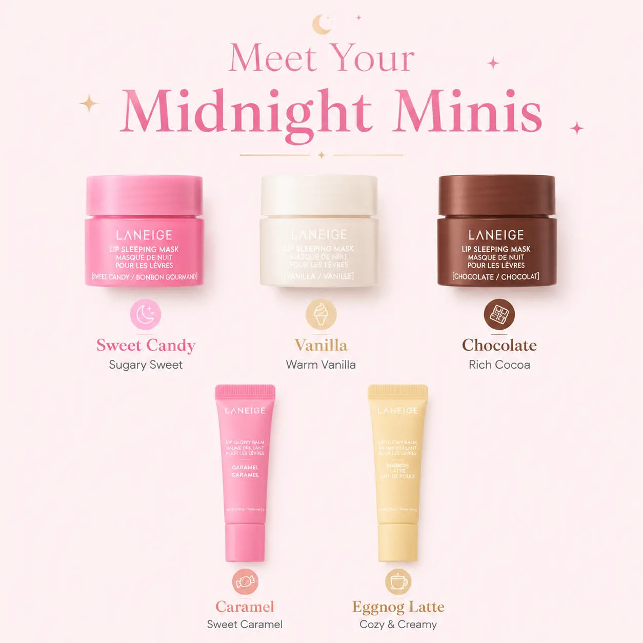 LANEIGE Midnight Minis Lip Care Set