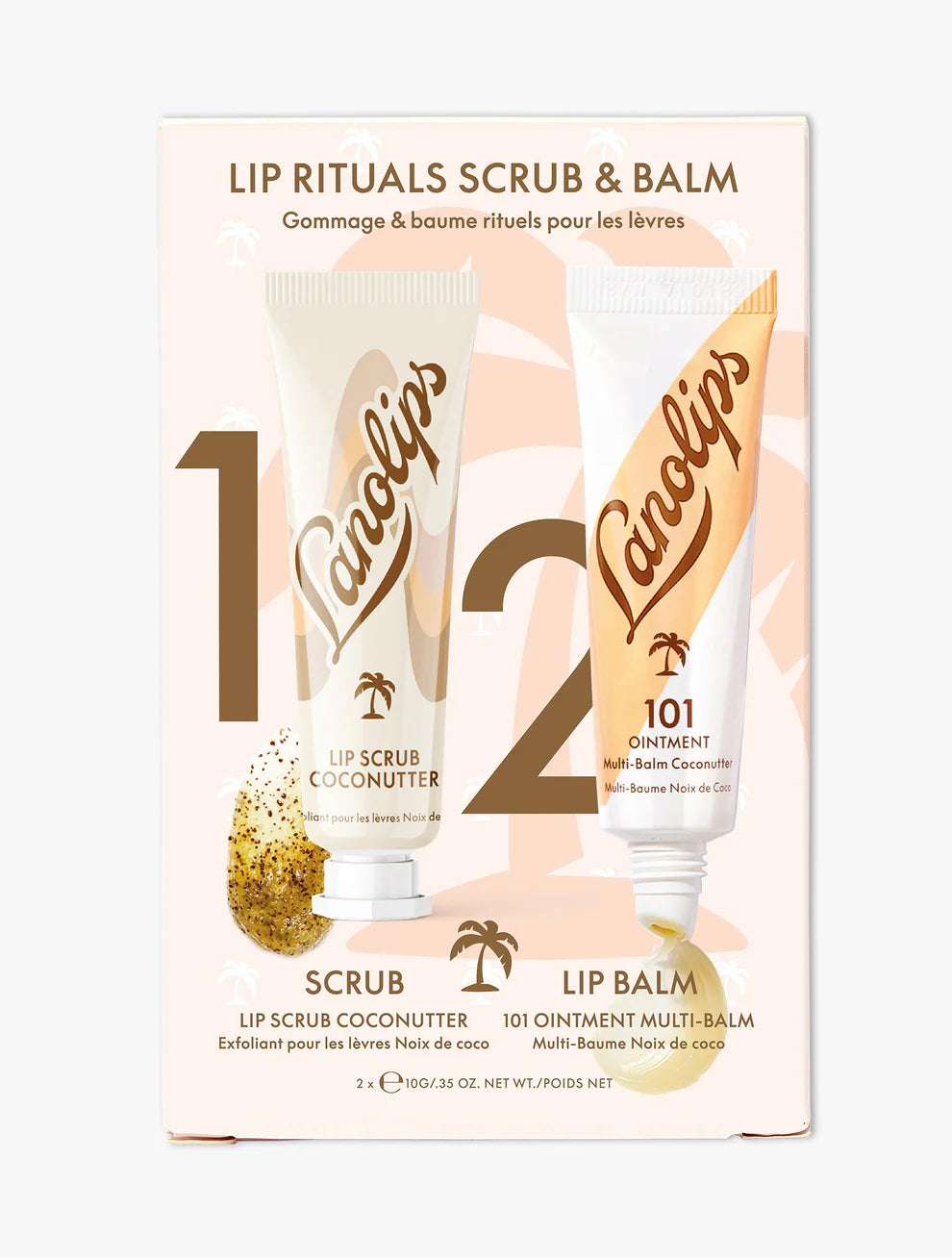 Lanolips Lip Rituals Scrub & Balm Coconutter