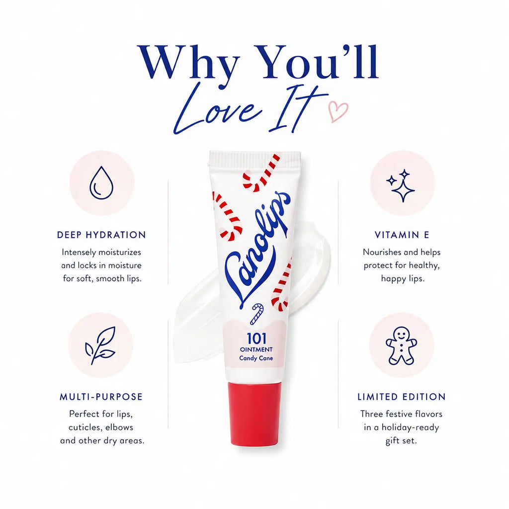 Lanolips Holiday Mini Bites Lip Balm Trio