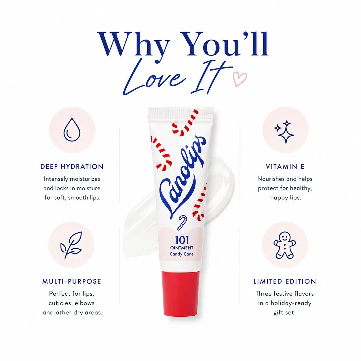 Lanolips Holiday Mini Bites Lip Balm Trio