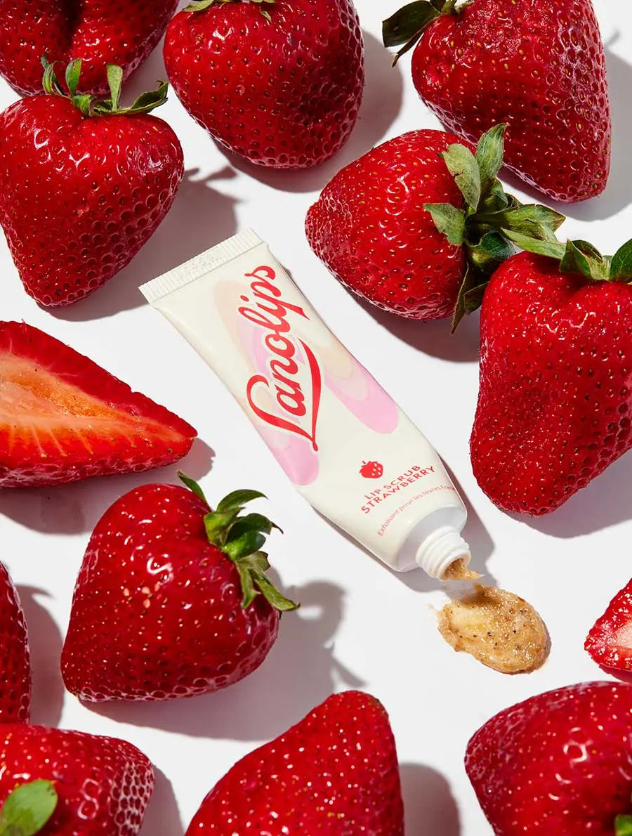 Lanolips Strawberry Lip Scrub