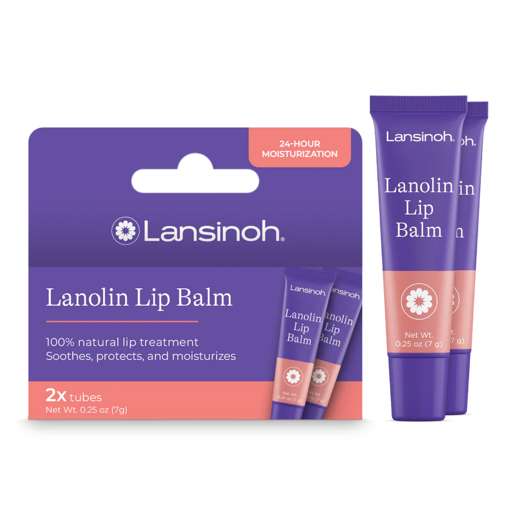 Lansinoh Lanolin Lip Balm (2 Count)