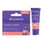 Lansinoh Lanolin Lip Balm (2 Count)