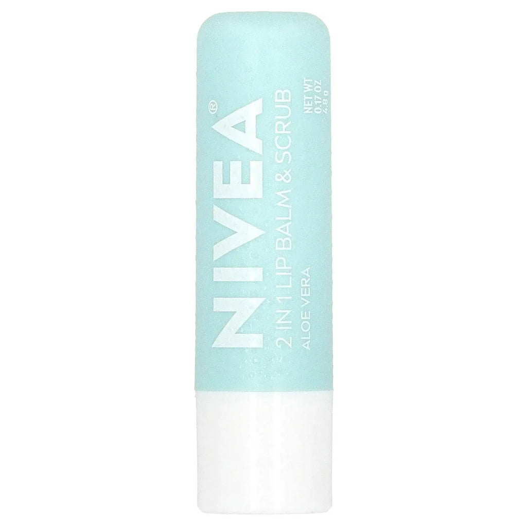 NIVEA 2-in-1 Lip Balm & Scrub Aloe Vera