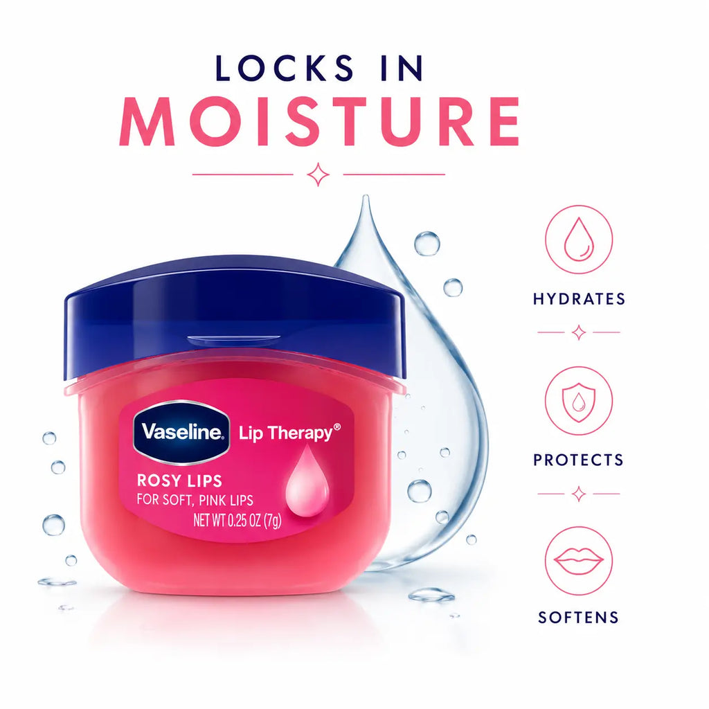 Vaseline Lip Therapy Rosy Lips Twin Pack