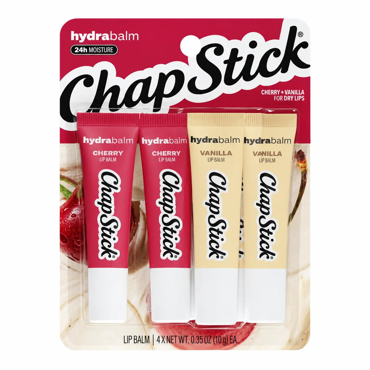 ChapStick HydraBalm Cherry & Vanilla 4PK