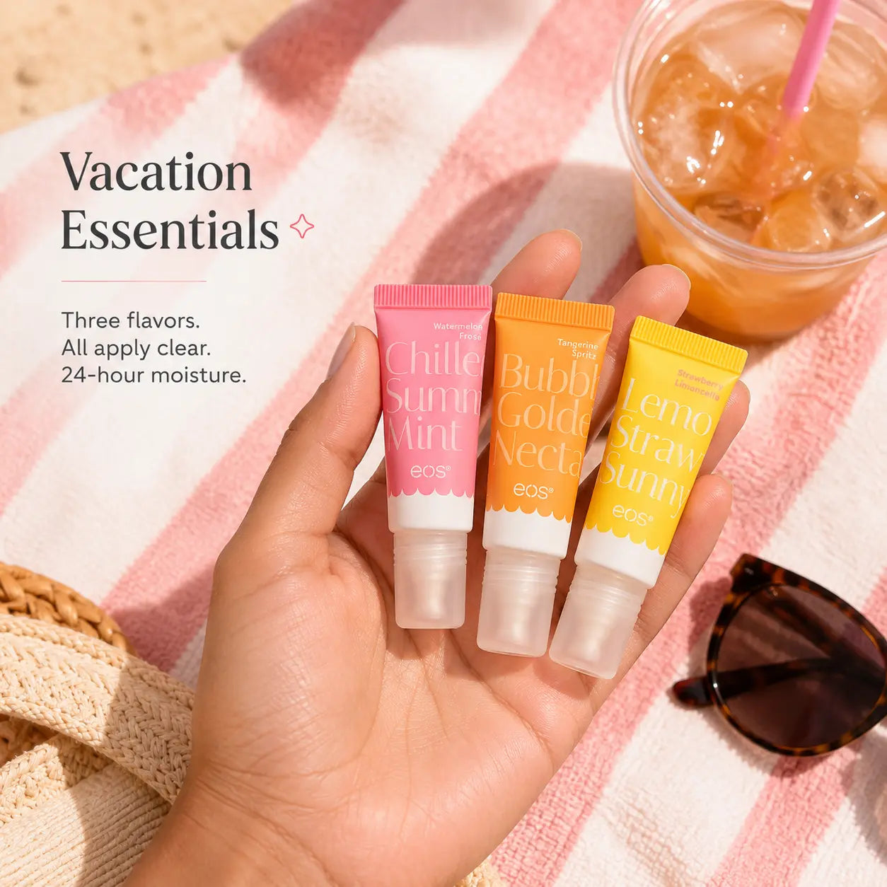 EOS FlavorLab Amalfi Sunset Mini Super Balm 3-Pack (3 x 7g)