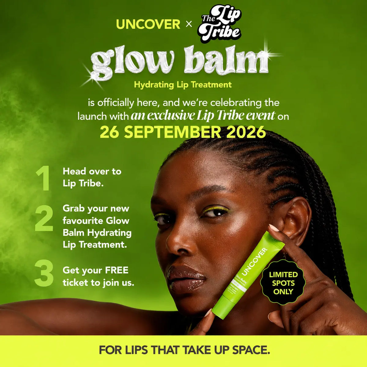 Uncover Glow Balm Hydrating Lip Treatment SPF 30